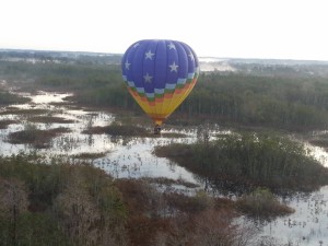 Aerostat Adventures Boggy Marsh Balloon ride      